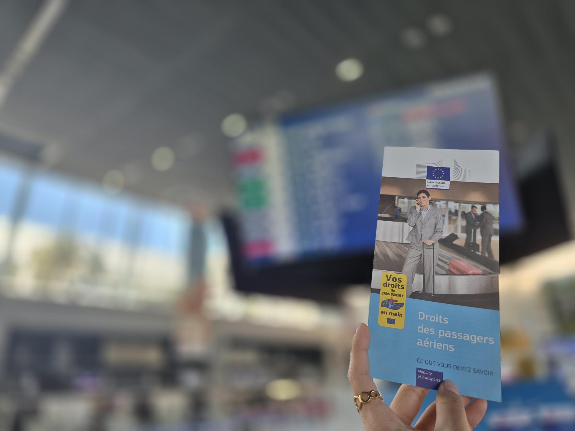 Dépliant droits des passagers aériens