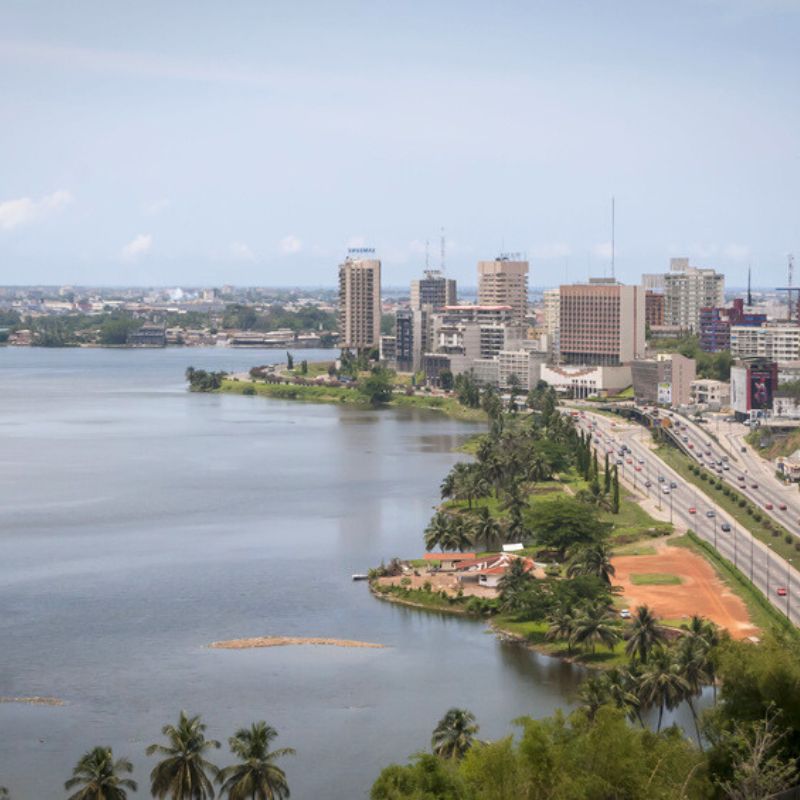 Vue sur Abidjan