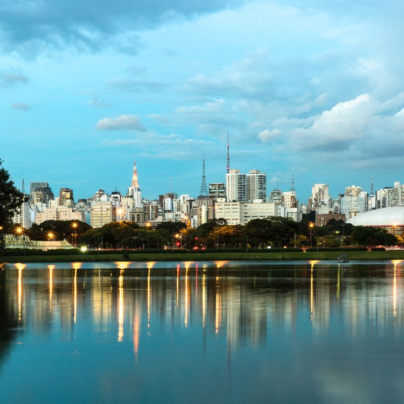 Vue sur la ville de Sao Paulo