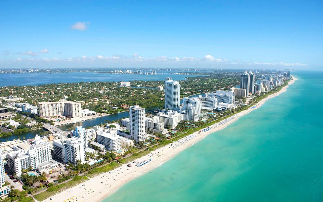 Plage de Miami Floride 