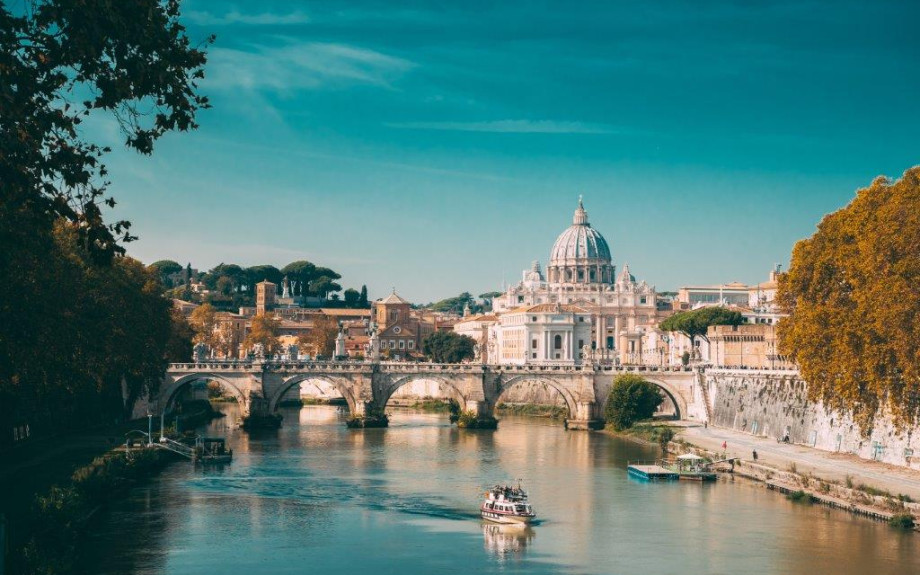 Vue de Rome en destination directe à l'Aéroport de Montpellier