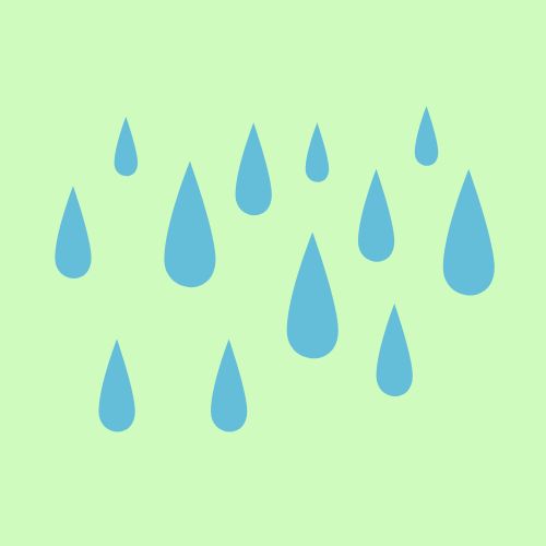 gouttes de pluie