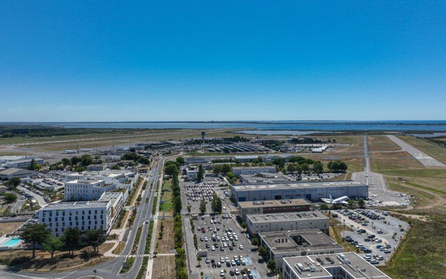 La zone aéroportuaire de Montpellier