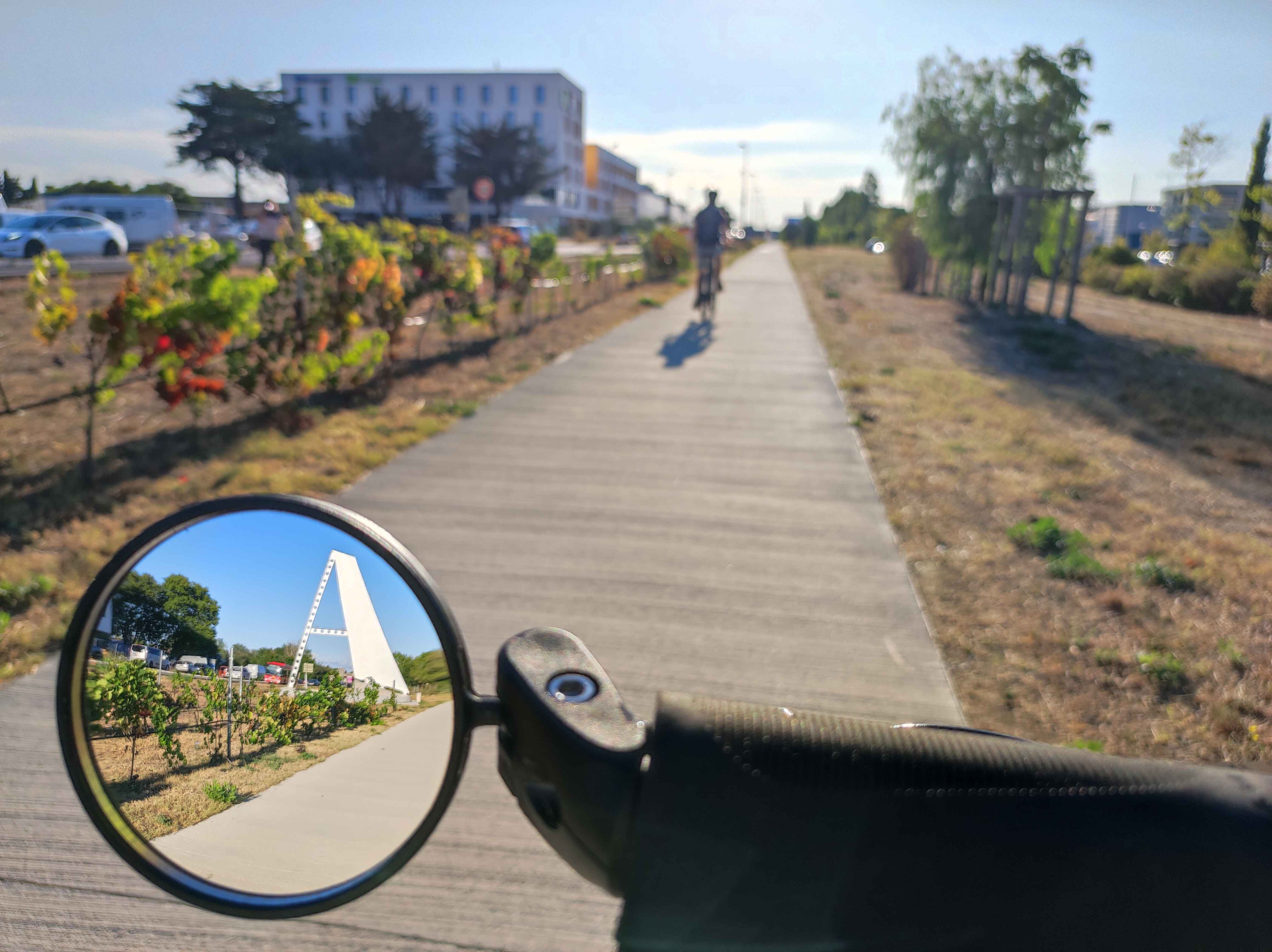 voie cyclable aéroport montpellier