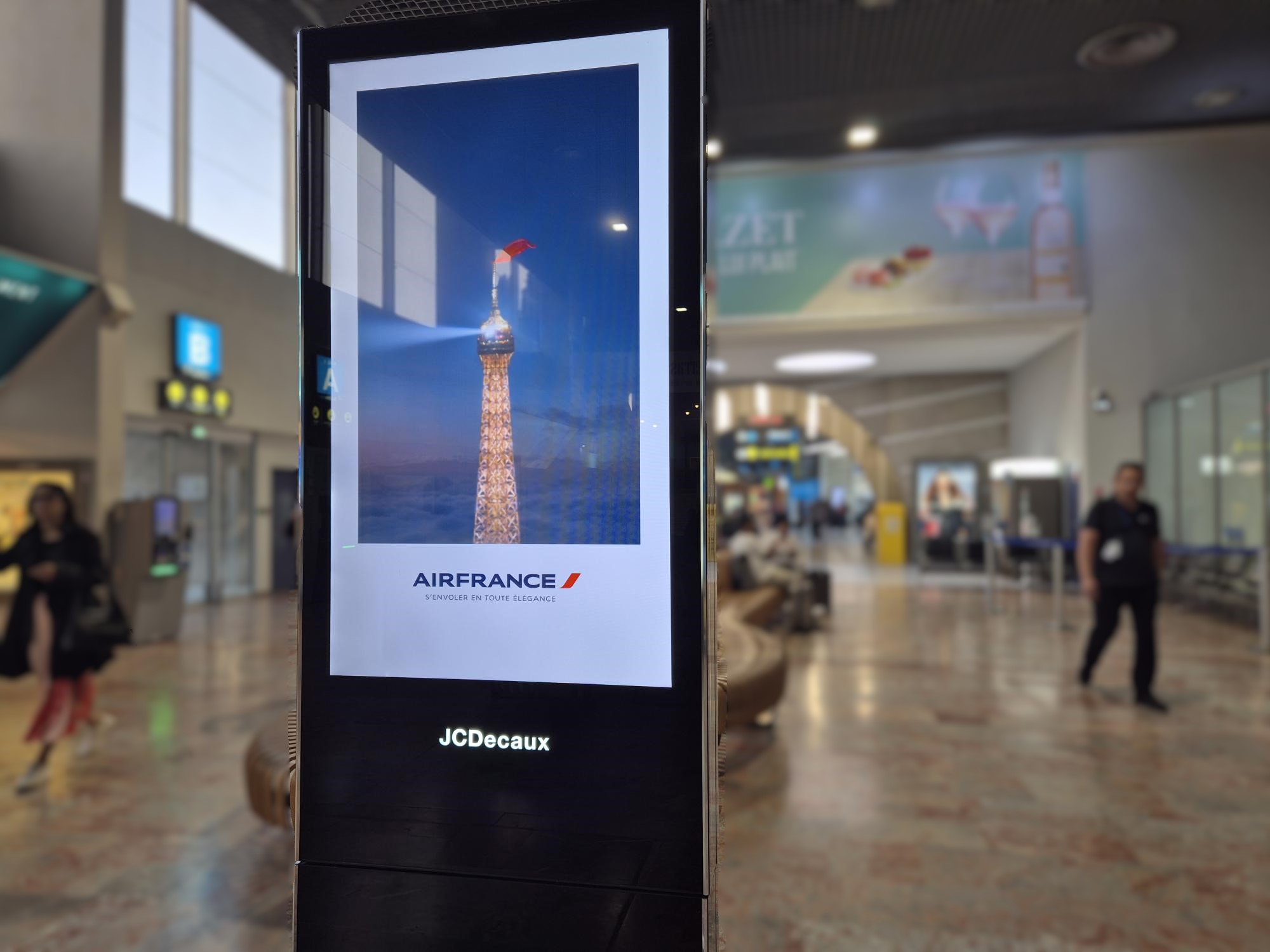 panneau d'affichage JC Decaux
