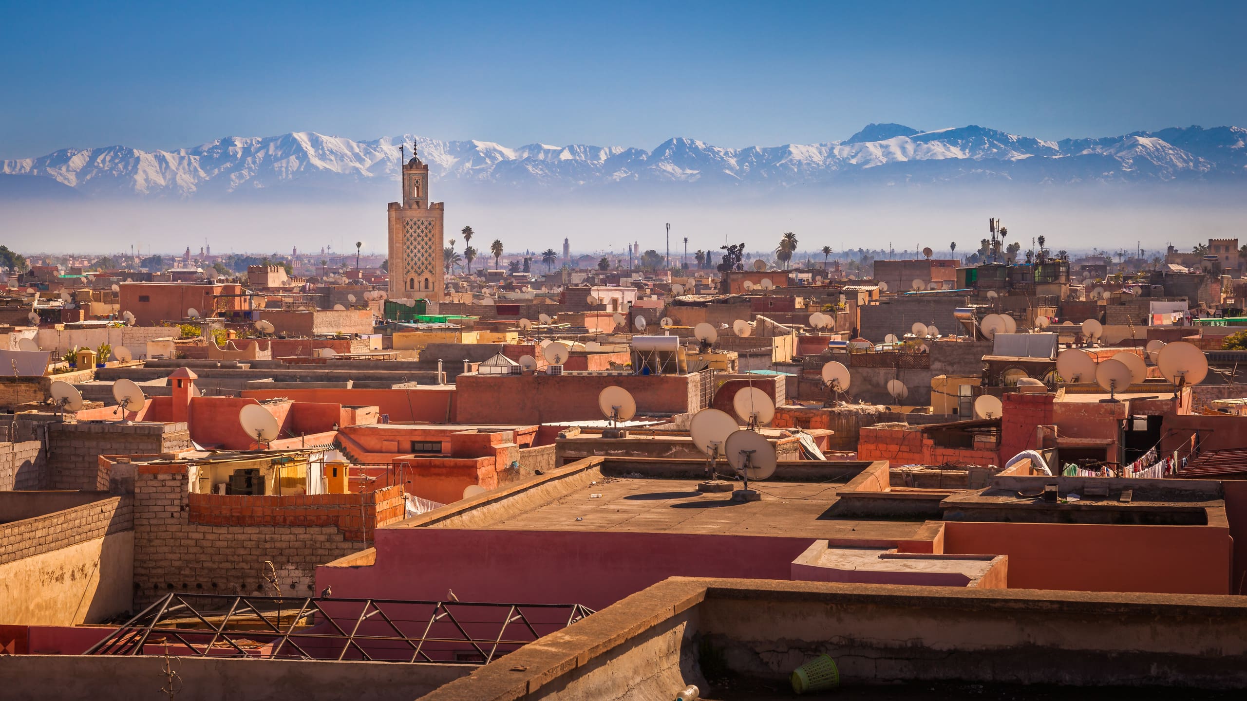 Marrakech au soleil levant depuis Montpellier