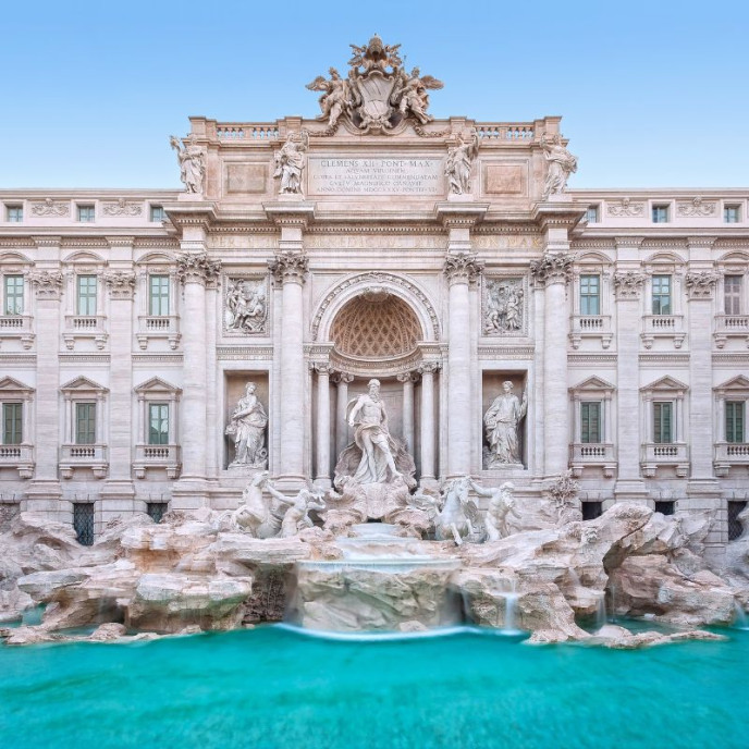 Fontaine de Trevi à Rome