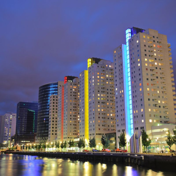 Rotterdam de nuit
