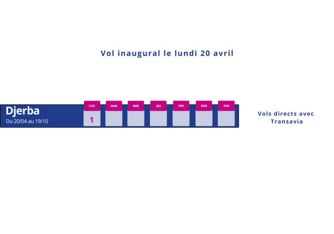 djerba programme vol montpellier